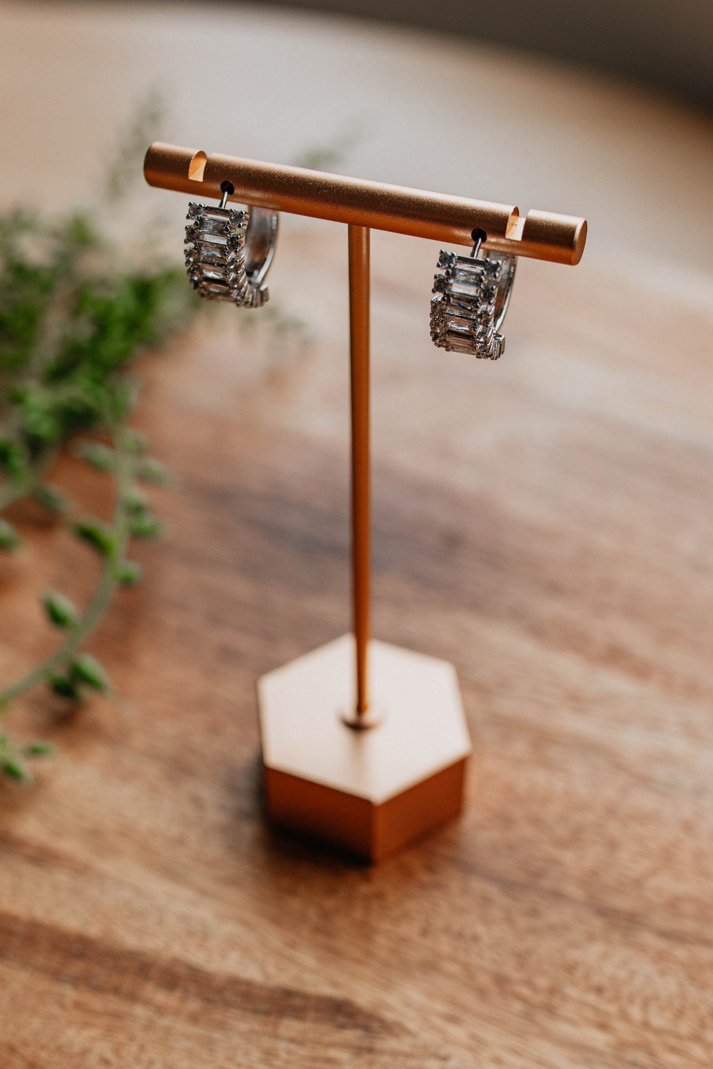Celene Huggie Hoop Earrings