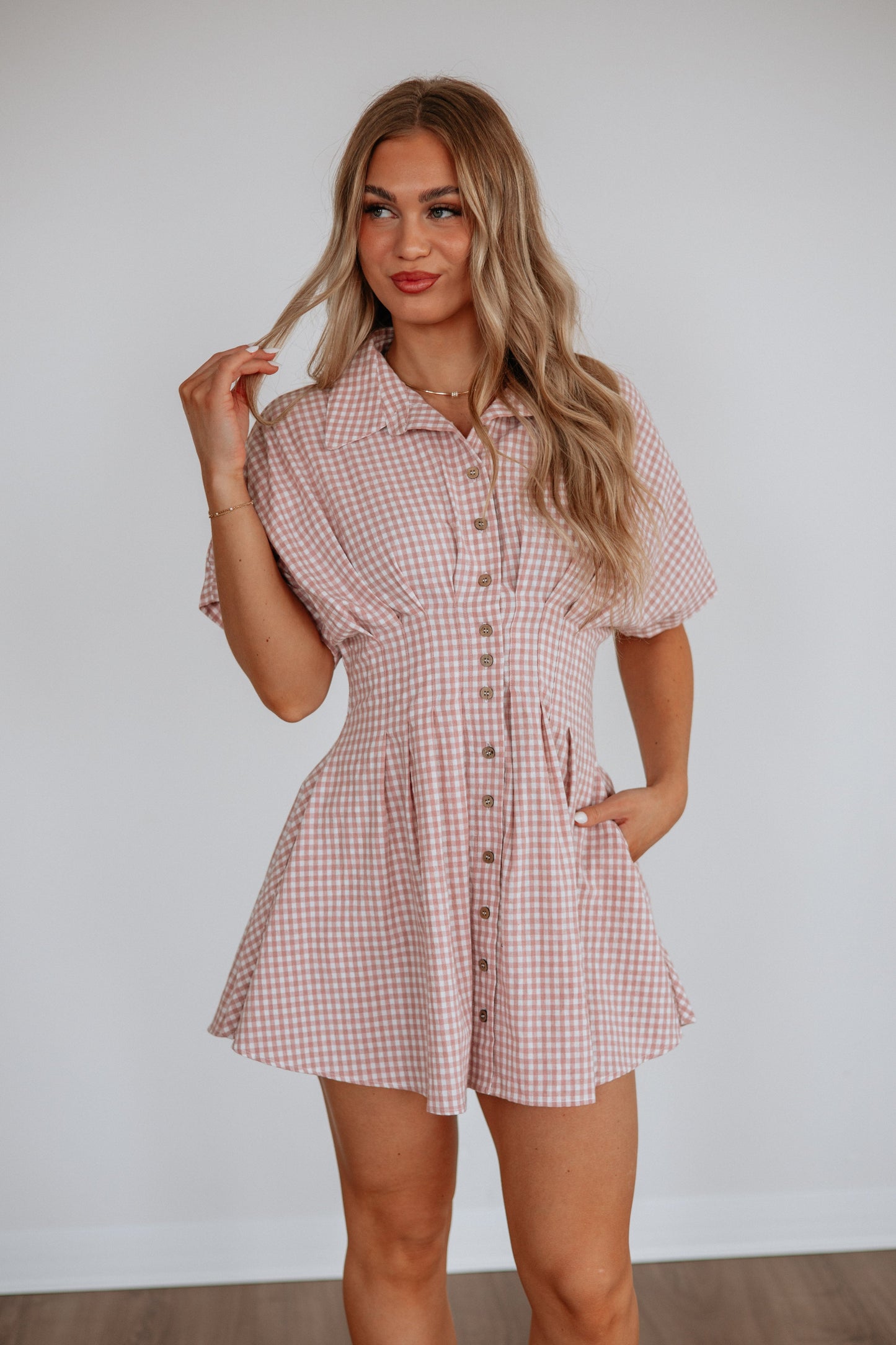 Maylee Gingham Dress